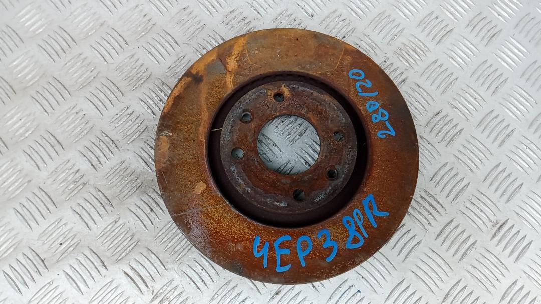 диск тормозной передний Citroen Berlingo 2 поколение (B9) 2009, 1.6 л., дизель, МКПП - фото №1