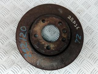 диск тормозной задний Volkswagen Transporter T5 2005, 2.5 л., дизель, МКПП, микроавтобус