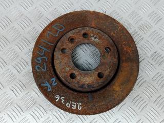 диск тормозной задний Volkswagen Transporter T5 2005, 2.5 л., дизель, МКПП, микроавтобус