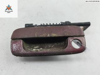 ручка наружная передняя левая Peugeot 406 1 поколение [рестайлинг] 2000, 2.2 л., бензин, АКПП, красный, универсал, 9621858677