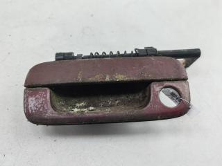 ручка наружная передняя левая Peugeot 406 1 поколение [рестайлинг] 2000, 2.2 л., бензин, АКПП, красный, универсал, 9621858677