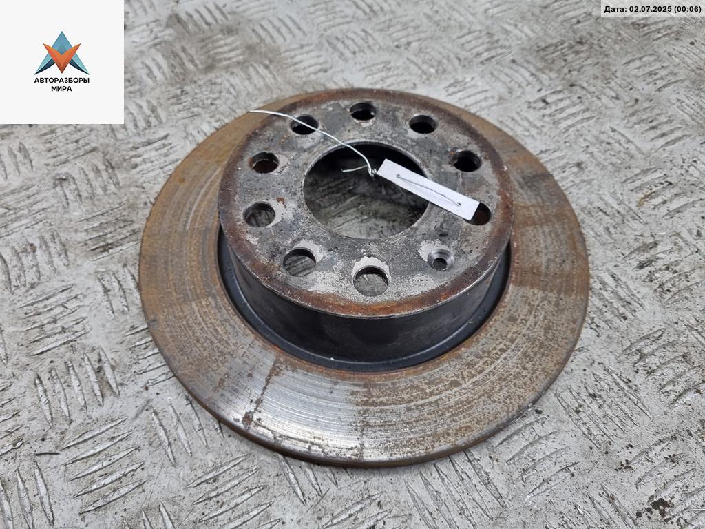 диск тормозной задний SEAT Altea 1 поколение 2005, 1.9 л., дизель, МКПП, серый, минивэн - фото №1