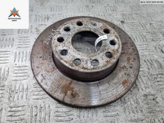 диск тормозной задний Volkswagen Touran 1 поколение 2003, 1.6 л., бензин, МКПП, серый, минивэн