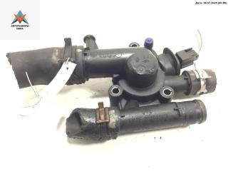 корпус термостата Renault Scenic 2 поколение [рестайлинг] 2007, 1.9 л., дизель, АКПП, синий, минивэн