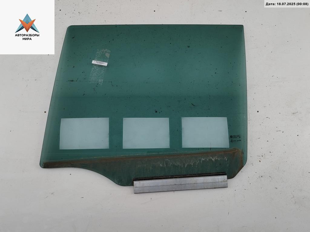 стекло двери задней левой Opel Zafira 1 поколение (A) 2001, 1.8 л., бензин, МКПП, красный, минивэн, 43R-001090 - фото №1