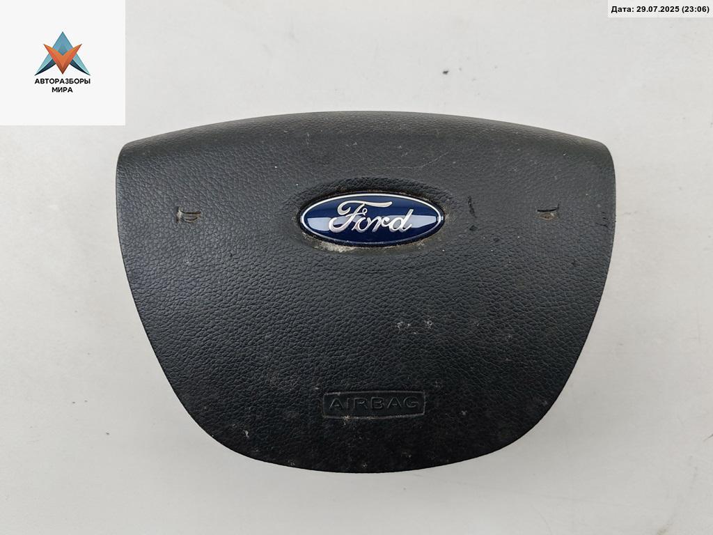 подушка безопасности водителя Ford C-Max 1 поколение 2003, 1.6 л., дизель, МКПП, серый, минивэн, 6012443 - фото №1