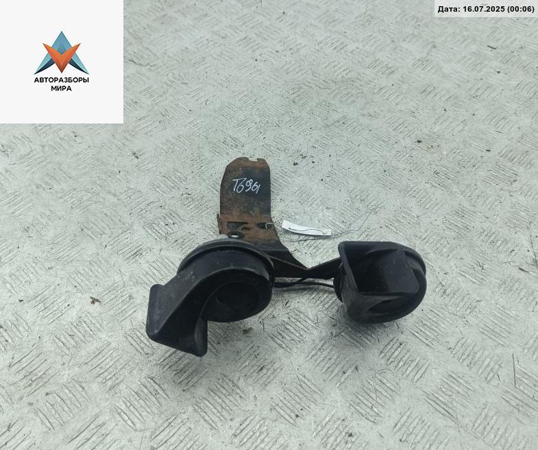 сигнал (клаксон) Peugeot 407 1 поколение 2004, 2.0 л., бензин, МКПП, серый, универсал - фото №1