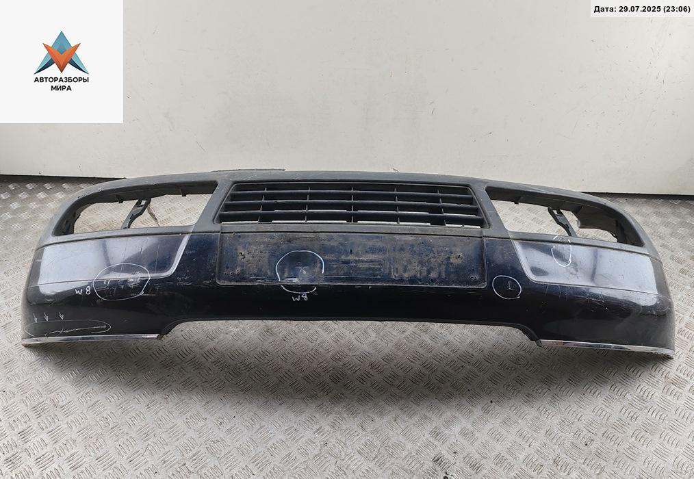 бампер передний Audi A6 4B/C5 1998, бензин, синий, универсал, 4B0807103 - фото №1