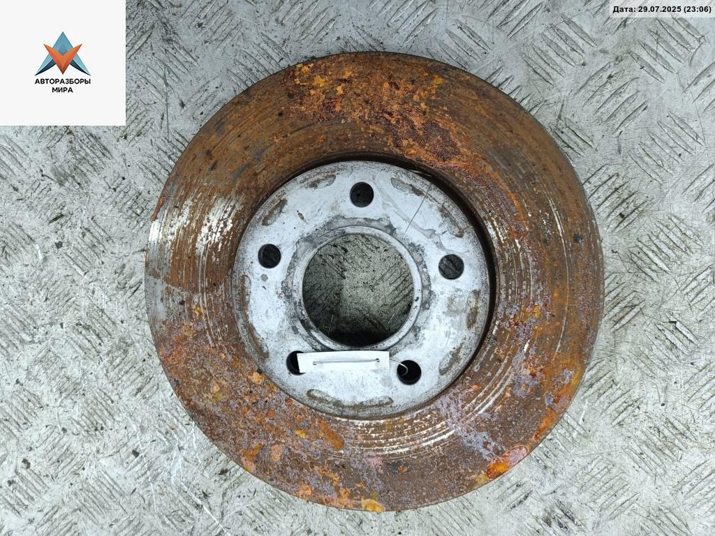 диск тормозной передний Ford Tourneo Connect 1 поколение 2008, 1.8 л., дизель, МКПП, серый, фургон, 9733 - фото №1