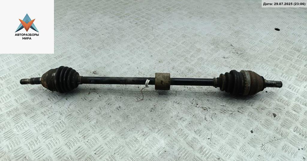 полуось передняя правая (приводной вал, ШРУС) Opel Zafira 2 поколение (B) 2006, 1.8 л., бензин, МКПП, серый, минивэн - фото №1
