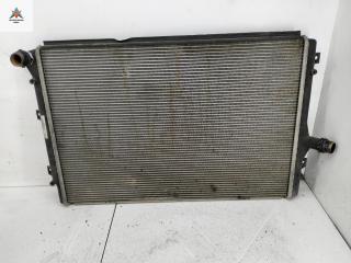 радиатор кондиционера Volkswagen Caddy 3 поколение [рестайлинг] 2011, 1.6 л., дизель, МКПП, белый, фургон, 1K0121251DD