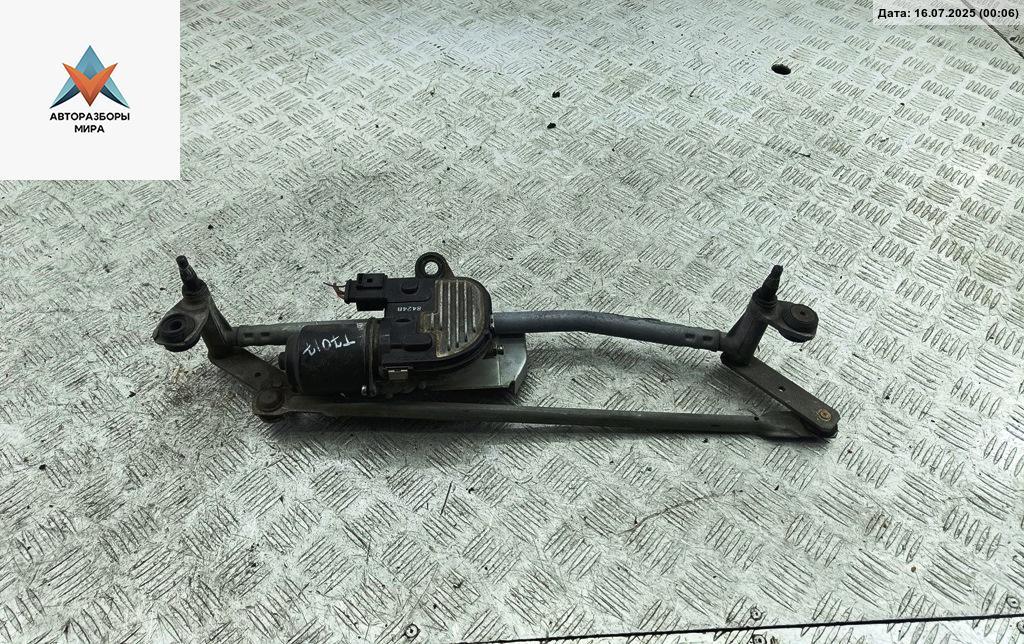 Механизм стеклоочистителя переднего (трапеция дворников) Volkswagen Passat B6 2008, 1.4 л., бензин, МКПП, чёрный, универсал - фото №1