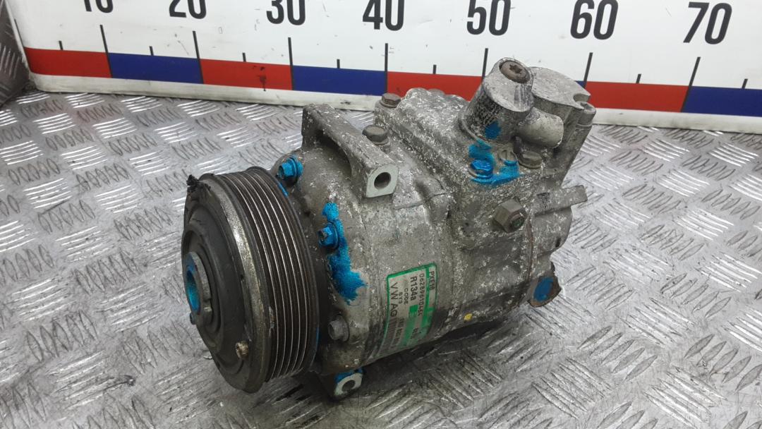 компрессор кондиционера Volkswagen Touran 1 поколение 2005, 1.9 л., дизель, МКПП, минивэн, 1K0820803G - фото №1