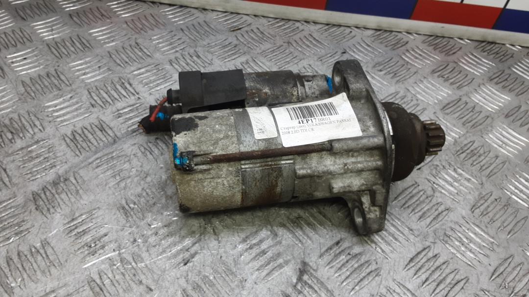 стартер Volkswagen Passat B6 2008, 2.0 л., дизель, МКПП, седан, 02M911024A - фото №1