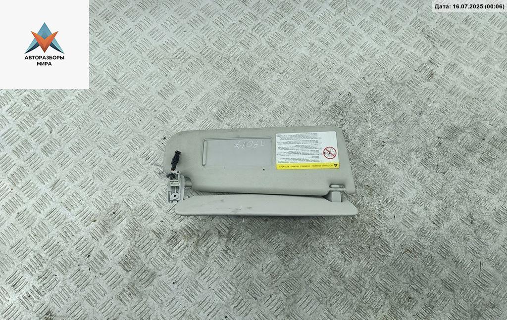 козырек солнцезащитный Volkswagen Passat B6 2008, 1.4 л., бензин, МКПП, чёрный, универсал - фото №1