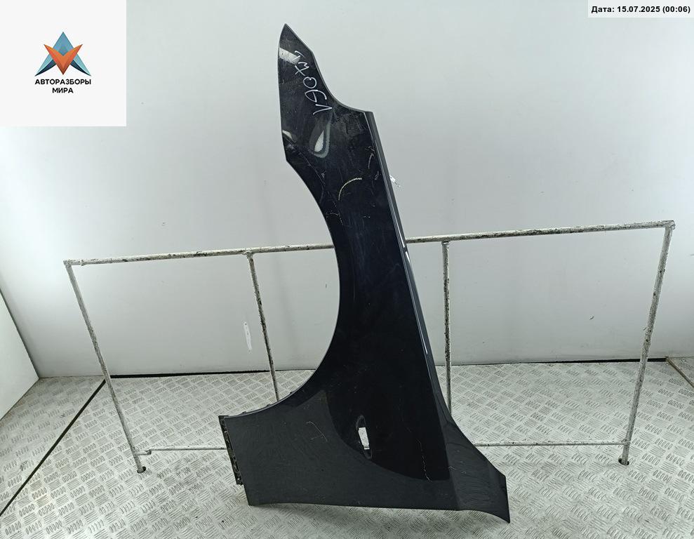 крыло переднее левое BMW 5 серия E60/E61 2004, 2.2 л., бензин, МКПП, чёрный, седан - фото №1