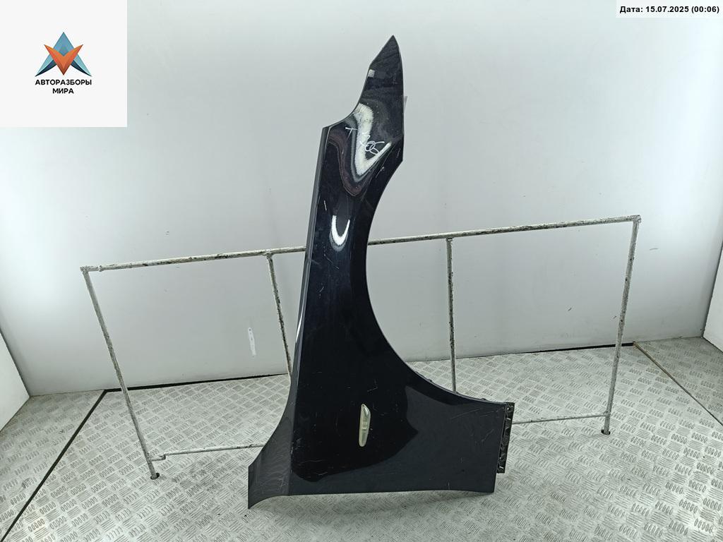 крыло переднее правое BMW 5 серия E60/E61 2004, 2.2 л., бензин, МКПП, чёрный, седан - фото №1