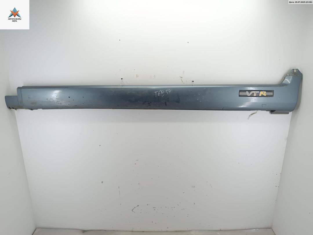 Накладка на порог наружная левая Citroen C3 1 поколение 2005, серый, хетчбэк 5 дв., 9658738380 - фото №1