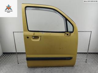 дверь сдвижная Suzuki Wagon R 2 поколение [рестайлинг] 2002, жёлтый, хетчбэк 5 дв.