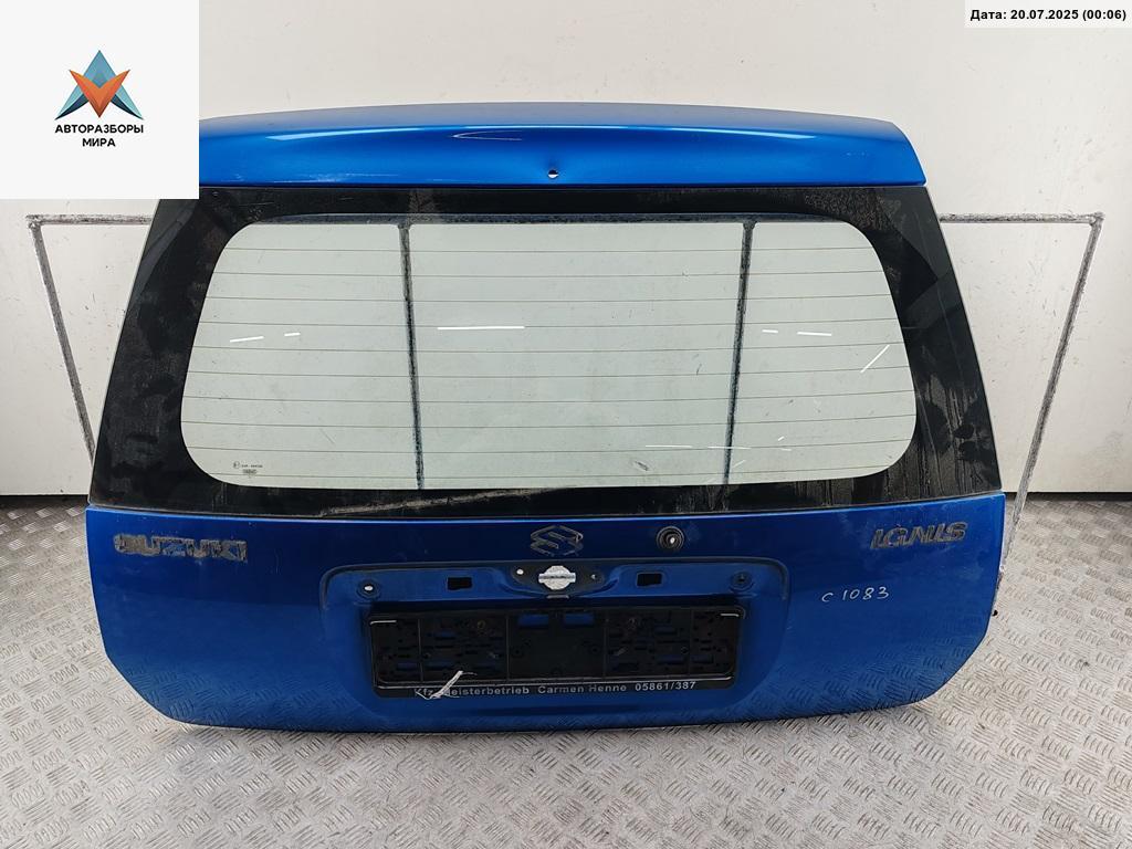 крышка багажника Suzuki Ignis 2 поколение (MH) 2004, синий, хетчбэк 5 дв. - фото №1