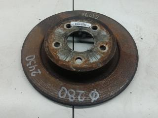 диск тормозной задний Ford C-Max 1 поколение 2003, 1.6 л., дизель, МКПП, серый, минивэн