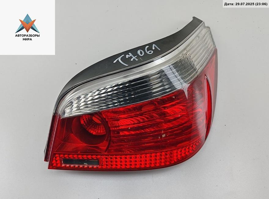 фонарь задний правый BMW 5 серия E60/E61 2004, 2.2 л., бензин, МКПП, чёрный, седан, 6910768 - фото №1