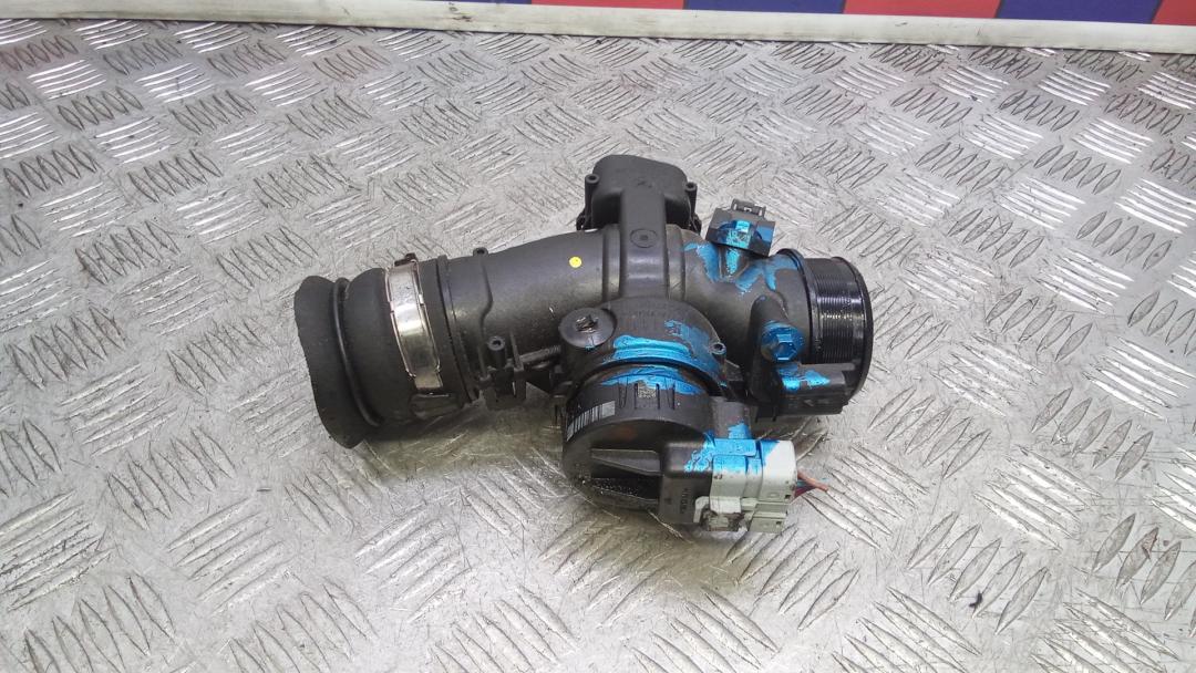 заслонка дроссельная Citroen C4 Picasso 1 поколение 2008, 1.6 л., дизель, МКПП, минивэн, 9660030480 - фото №1