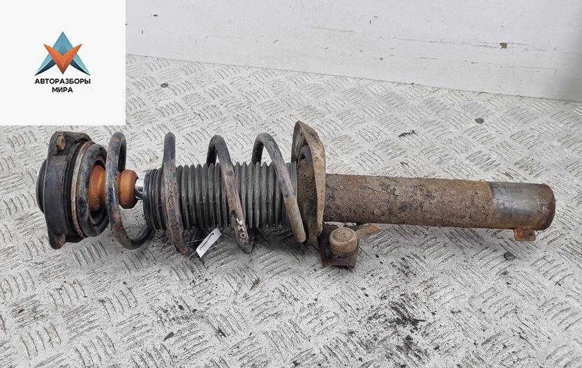 стойка передняя Skoda Octavia mk2 (A5 1Z) 2004, 2.0 л., дизель, МКПП, серый, хетчбэк 5 дв. - фото №1