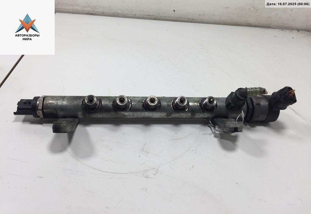 топливная рампа Peugeot 407 1 поколение 2007, 2.2 л., дизель, МКПП, чёрный, универсал - фото №1