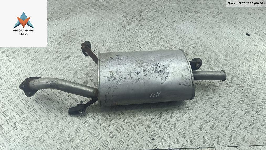 глушитель Mitsubishi Carisma 1 поколение 1996, 1.6 л., бензин, МКПП, серый, седан, 177-743 - фото №1