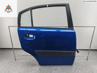 дверь сдвижная Kia Rio 2 поколение 2006, синий, хетчбэк 5 дв.