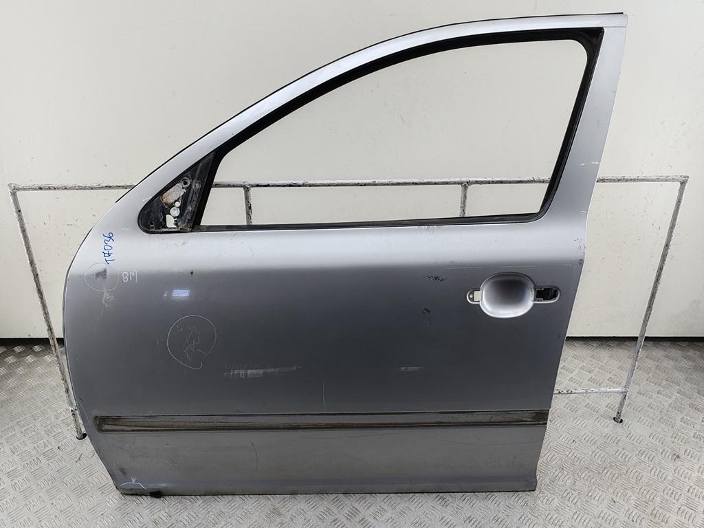 дверь сдвижная Skoda Octavia mk2 (A5 1Z) 2004, серый, хетчбэк 5 дв. - фото №1