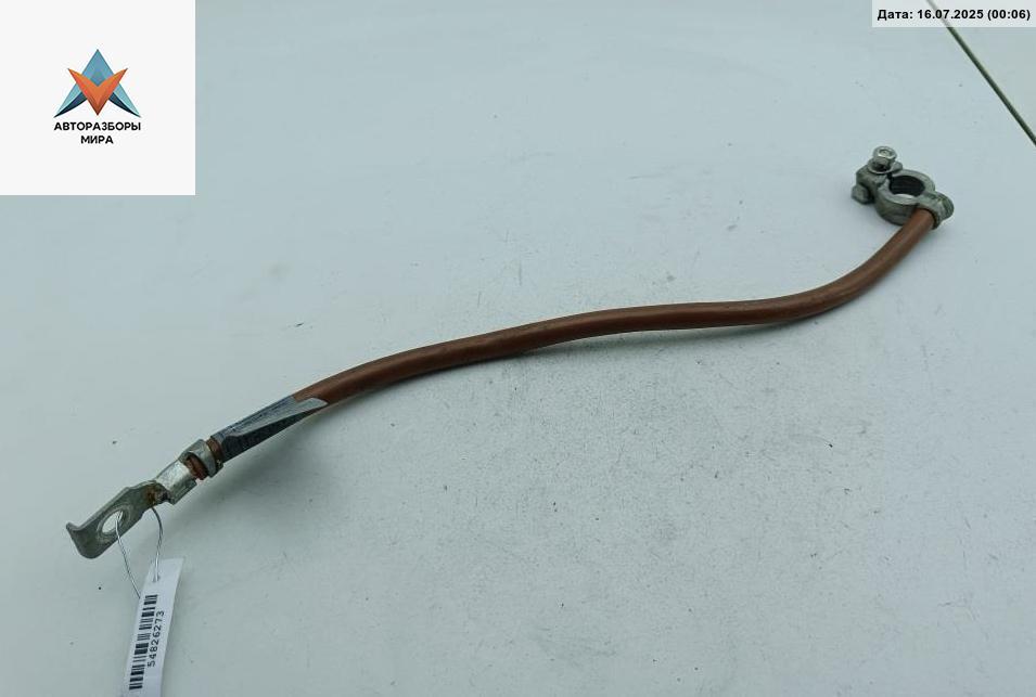 минусовой провод аккумулятора BMW 1 серия E81/E82/E87/E88 2005, 1.6 л., бензин, МКПП, чёрный, хетчбэк 5 дв., 6929705 - фото №1