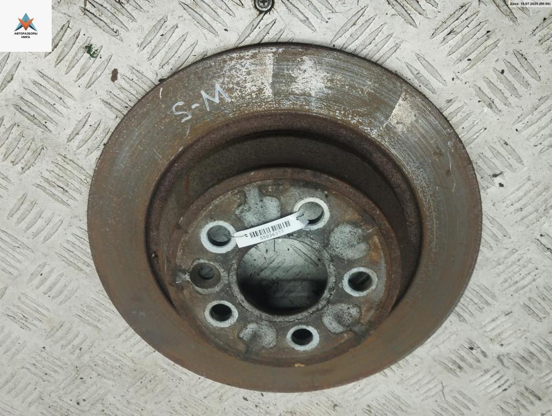 диск тормозной задний Ford S-Max 1 поколение 2008, 2.0 л., дизель, АКПП, серый, минивэн - фото №1