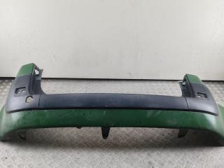 бампер задний Renault Scenic 2 поколение 2004, зелёный, минивэн
