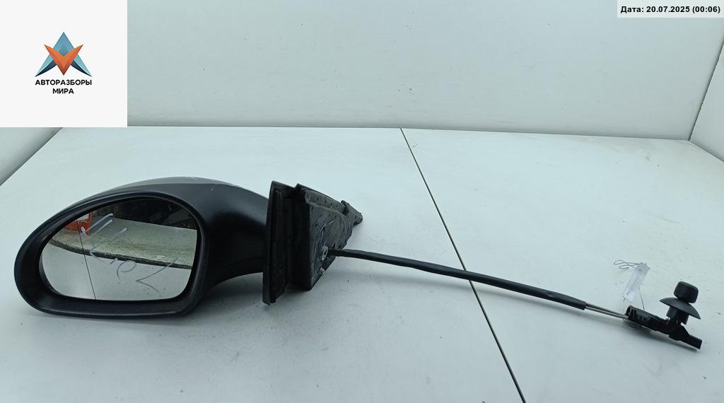зеркало левое SEAT Ibiza 3 поколение 2005, 1.4 л., бензин, МКПП, серый, хетчбэк 3 дв., 876047 - фото №1