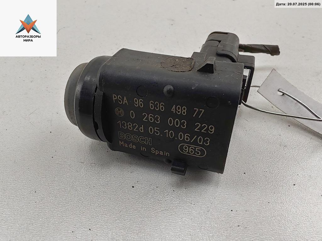 датчик парктроника Peugeot 407 1 поколение 2006, 2.0 л., дизель, АКПП, серый, универсал, 9663649877 - фото №1