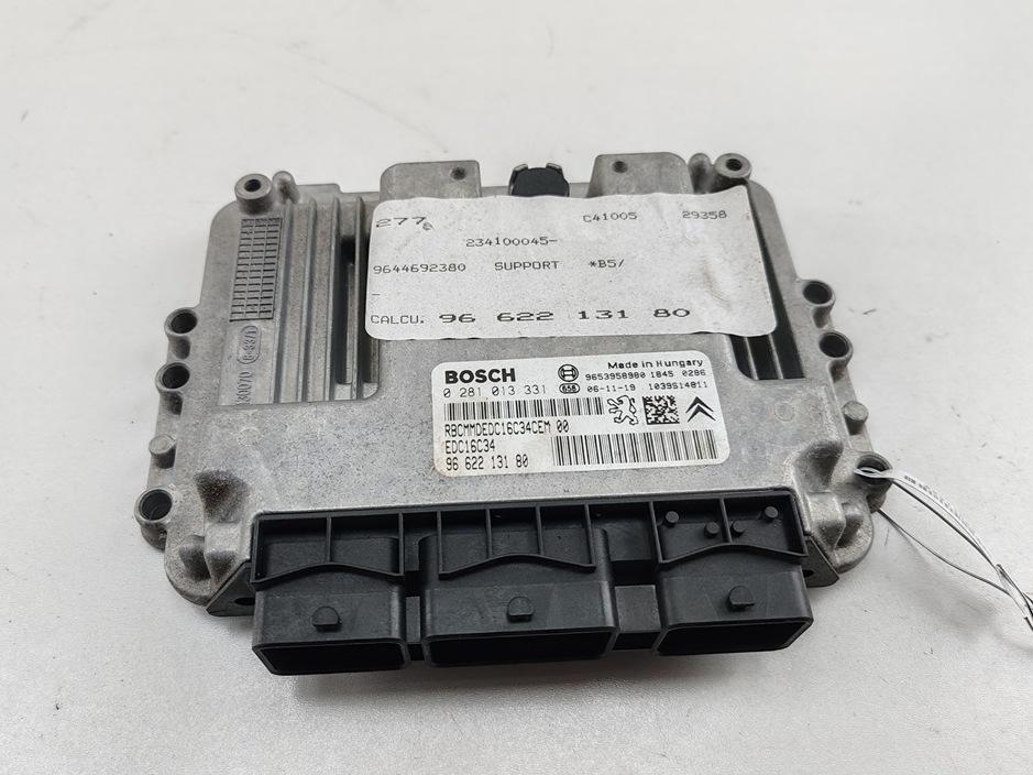 ЭБУ Citroen C4 2005, 1.6 л., дизель, МКПП, чёрный, хетчбэк 3 дв., 9662213180