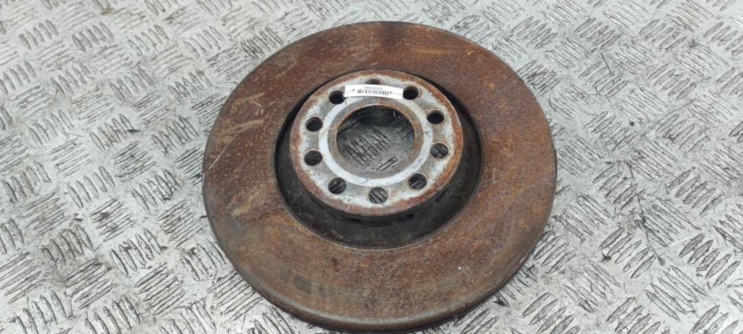 диск тормозной передний Audi A4 B6 2003, 1.8 л., Ti, бензин, АКПП, серый, седан