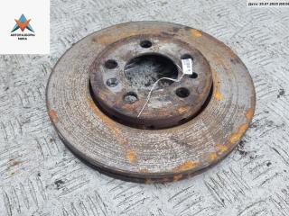 диск тормозной передний Volkswagen Golf 4 поколение 1997, 1.4 л., бензин, МКПП, красный, хетчбэк 5 дв.