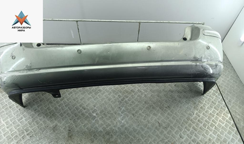 бампер задний Toyota Avensis 2 поколение (T250) 2004, серый, универсал, 52159-05110 - фото №1