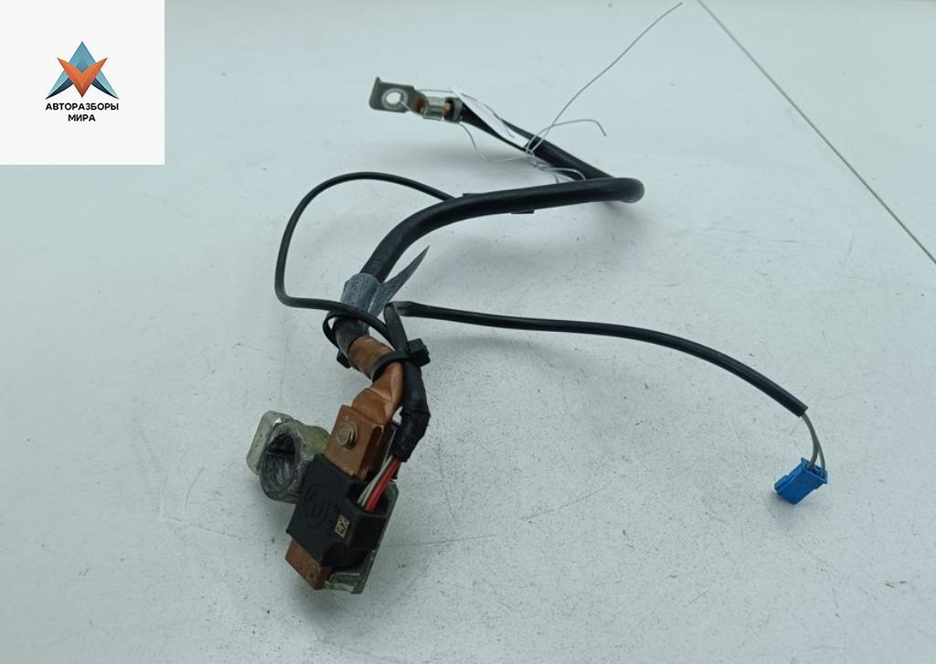 минусовой провод аккумулятора BMW 5 серия E60/E61 2005, 2.5 л., дизель, АКПП, серый, универсал, 6947498 - фото №1