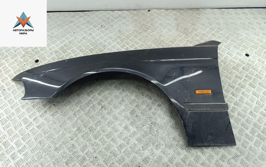 крыло переднее левое BMW 5 серия E39 1997, 2.0 л., бензин, МКПП, чёрный, седан - фото №1