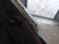 капот Volkswagen Caddy 3 поколение 2005, 1.9 л., дизель, МКПП, серый, фургон - фото №4