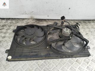 вентилятор радиатора Volkswagen Golf 4 поколение 2000, 1.4 л., бензин, МКПП, синий, хетчбэк 5 дв., 1J0121207H