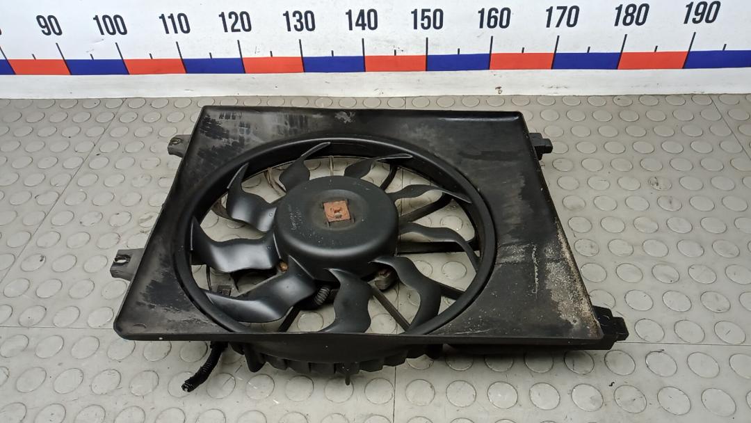 вентилятор радиатора Hyundai Santa Fe 2 поколение (CM) 2007, 2.2 л., дизель, МКПП, внедорожник 5 дв., 977302B200 - фото №1