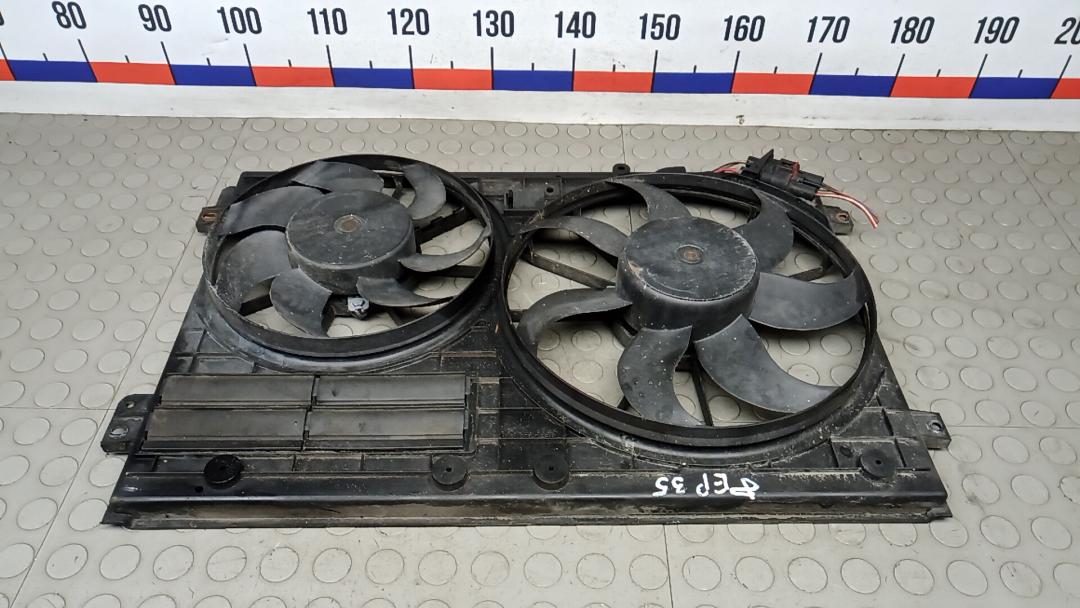 вентилятор радиатора Volkswagen Scirocco 3 поколение 2010, 2.0 л., дизель, МКПП, хетчбэк 5 дв. - фото №1