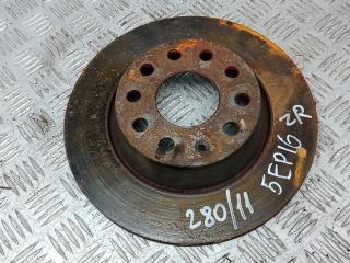 диск тормозной задний Volkswagen Passat CC 1 поколение 2010, 2.0 л., дизель, АКПП, седан, 1K0615601AD