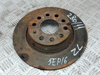 диск тормозной задний Volkswagen Passat CC 1 поколение 2010, 2.0 л., дизель, АКПП, седан, 1K0615601AD