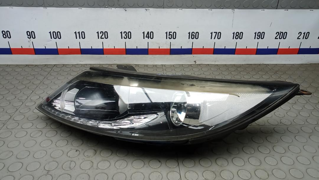 фара левая Kia Sportage 3 поколение 2010, 1.7 л., дизель, МКПП, внедорожник 5 дв., 921013W141 - фото №1